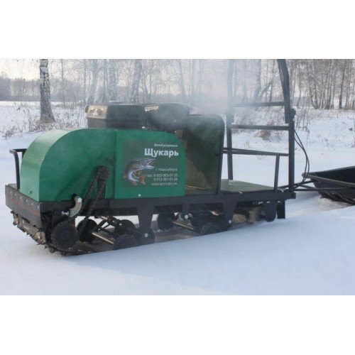 Мотобуксировщик Щукарь 500 15 л.с. передний привод, вариатор Сафари | Мототека
