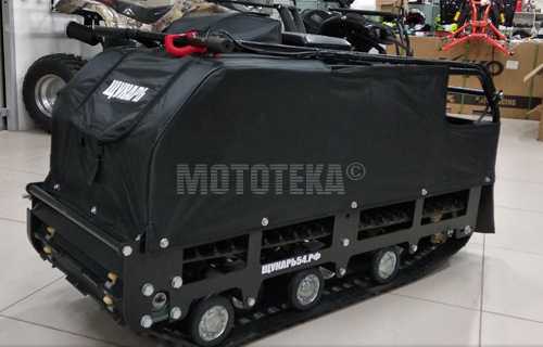 Мотобуксировщик Щукарь МР 15 (передний привод, вариатор Сафари, реверс - редуктор)