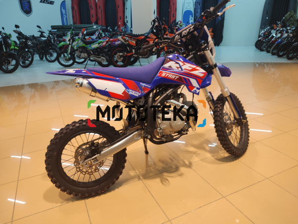 Питбайк Apollo (Аполло) RFZ Start 125 LE с фарой и электростартером 17/14 синий | Мототека