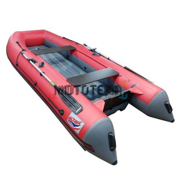 Лодка ПВХ ALTAIR (Альтаир) HD 380 НДНД красный/серый
