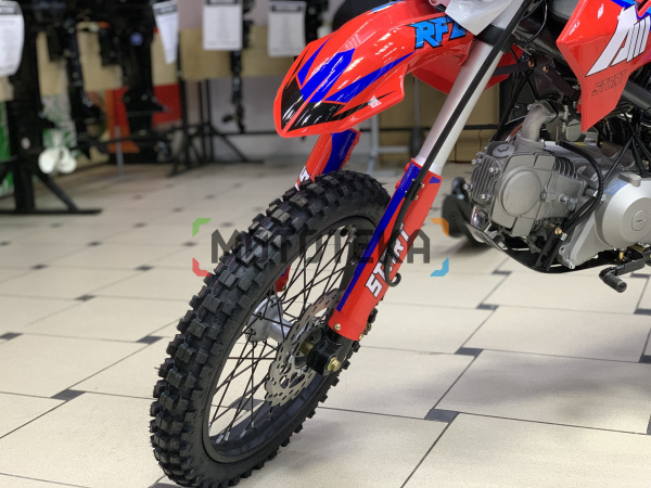 Питбайк Apollo (Аполло) RFZ Start 125 LE с фарой и электростартером 17/14 красный | Мототека