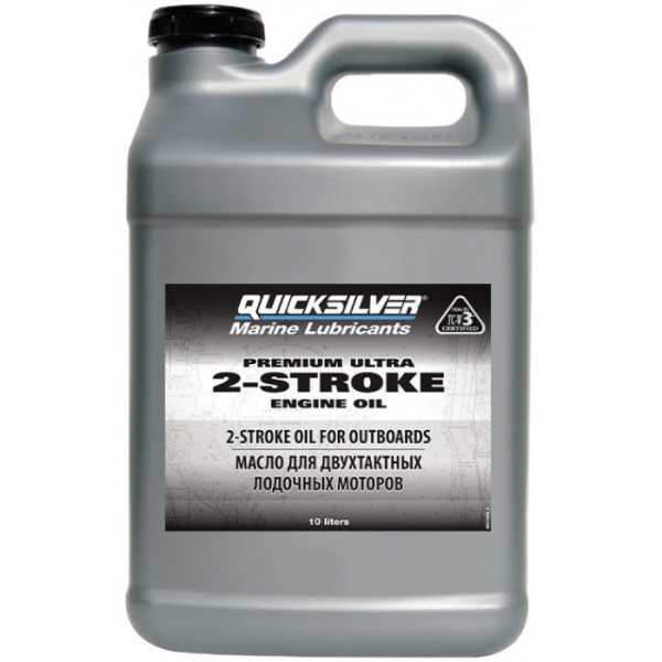 Масло двухтактное Quicksilver (Квиксильвер) TC - W3 Premium Ultra (10л) (TCW3-10L @2)